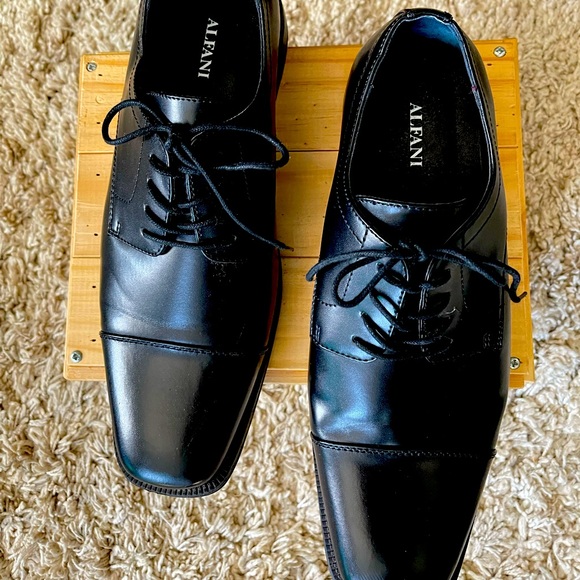 Alfani Mens dress shoes size 12 black - Picture 1 of 2